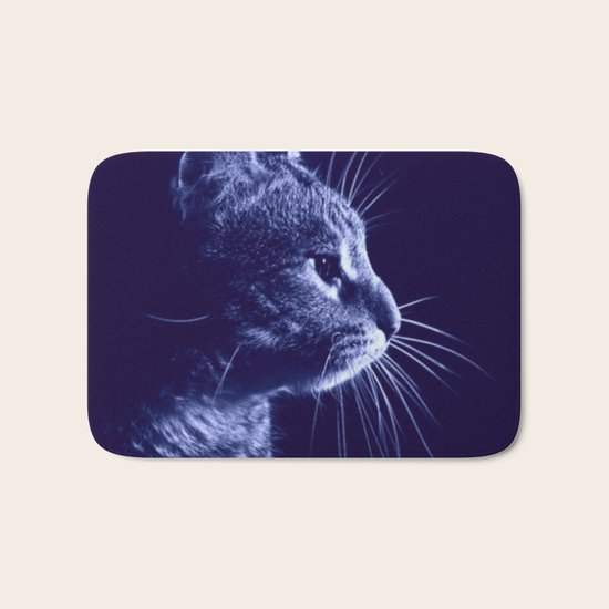 Cat profile Bath Mat