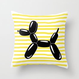 Balloon Dog Throw Pillow