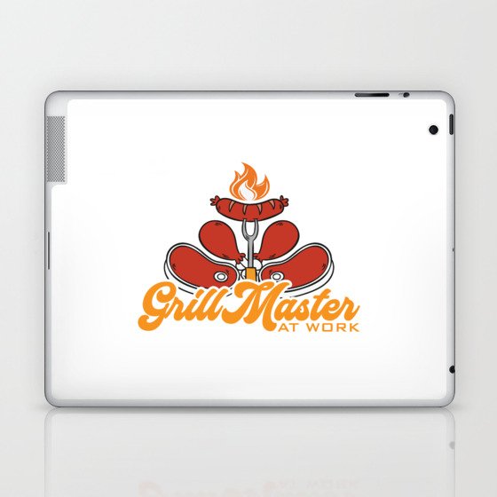 Grill Master At Work BBQ Laptop & iPad Skin