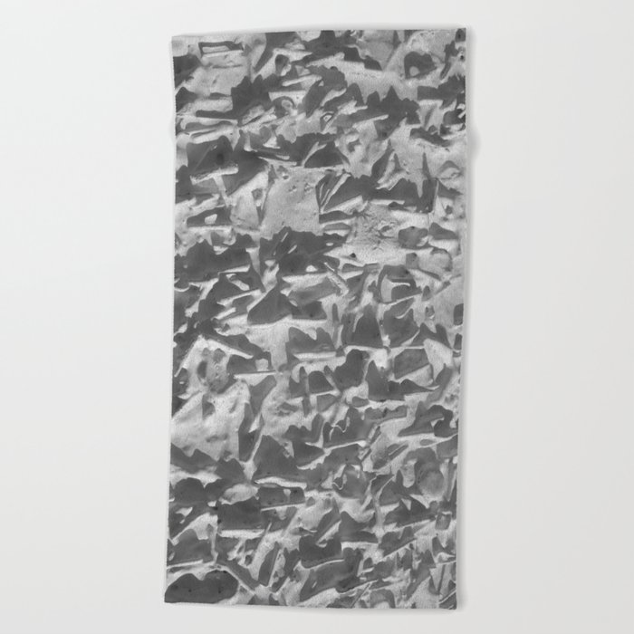 CONCRETE CRACKLE Beach Towel