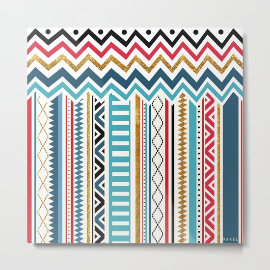Tribal Metal Print