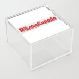  "#iLoveCanada" Cute Design. Buy Now Acrylic Box