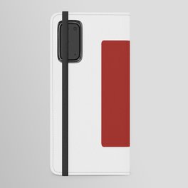 F (Maroon & White Letter) Android Wallet Case