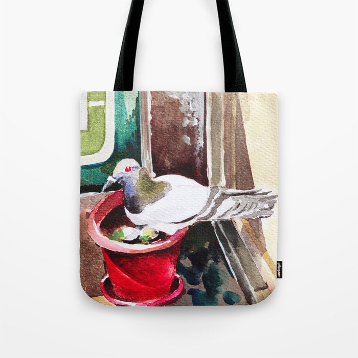 Pigeon Lakshmi Tote Bag