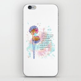 We Love - Sympathy Comfort and Grief Art iPhone Skin