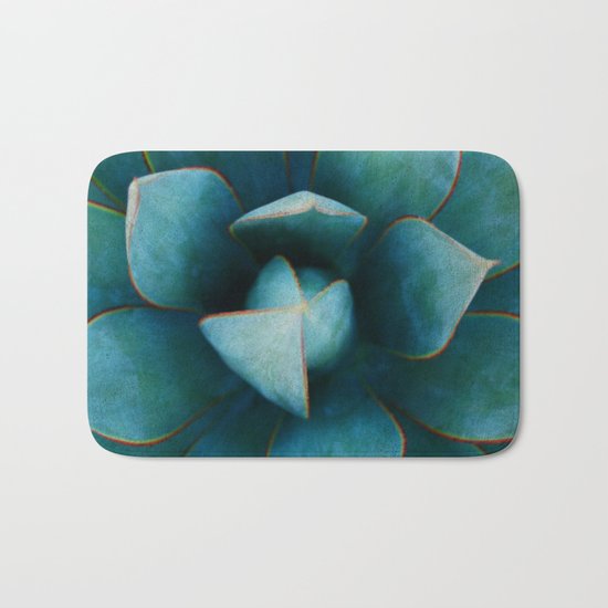 Succulent Plant Bath Mat