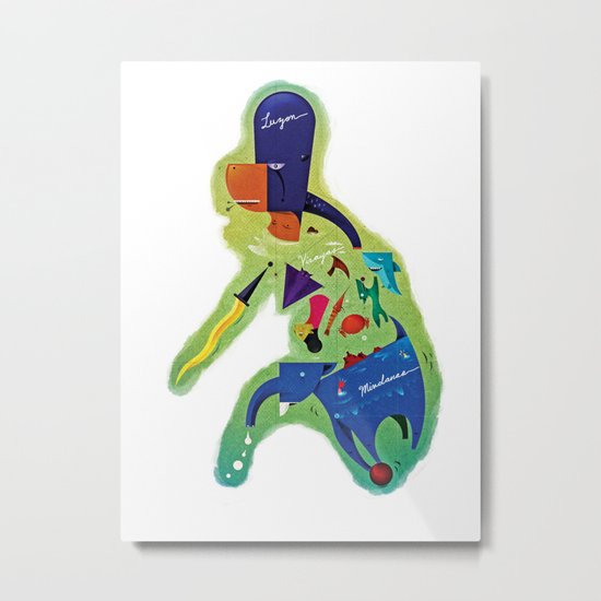 The Philippines as a Menagerie Metal Print