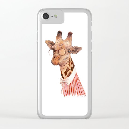 Giraffe Clear iPhone Case