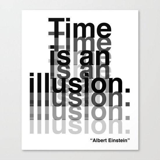 Illusion (Albert Einstein) Canvas Print