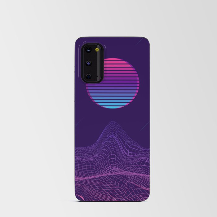 Minimalist Synthwave Midnight Android Card Case