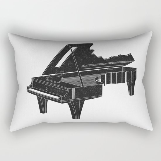 Music Is The Key B Rectangular Pillow