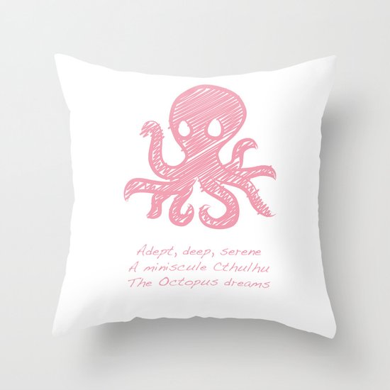 Octopus Throw Pillow