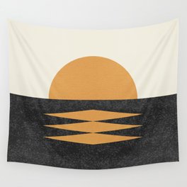Sunset Geometric Midcentury style Wall Tapestry