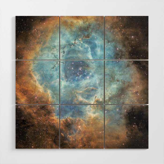 rosette nebula Wood Wall Art