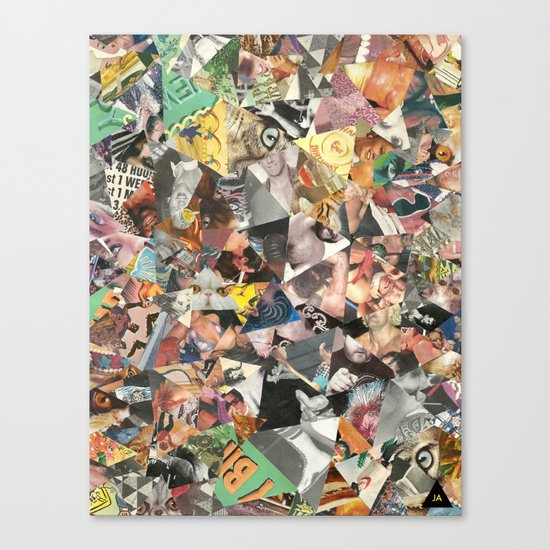 cateyewrestleparty Canvas Print