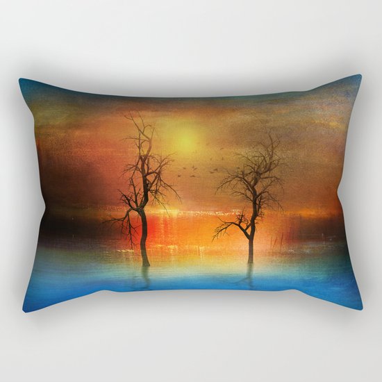 waterfall of light Rectangular Pillow