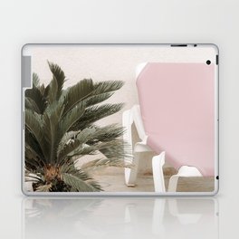 Pink Sun Bed Mallorca Laptop Skin