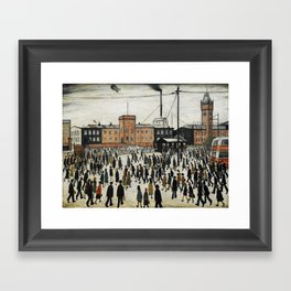 Going To Work L.S Lowry Framed Art Print