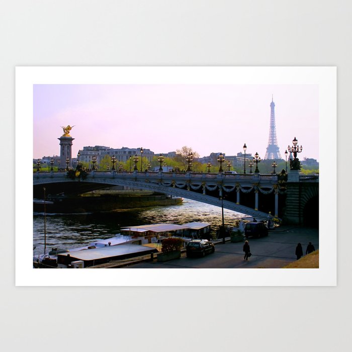 Pont Alexandre III Art Print by grapedivine | Society6