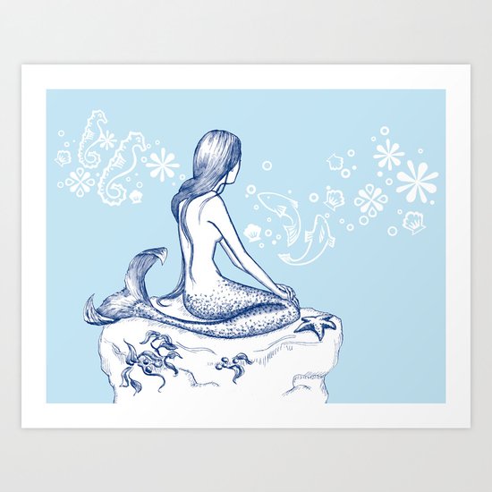 The Little Mermaid Art Print