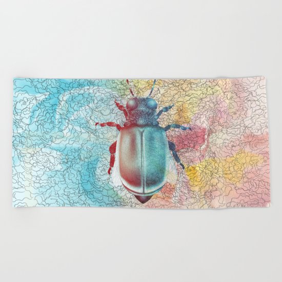 Beetle Beach Towel
