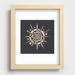 The Sun Recessed Framed Print