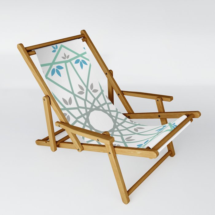 Decorative Leaf Mandala Sling Chair By Shawlinmohd Society6