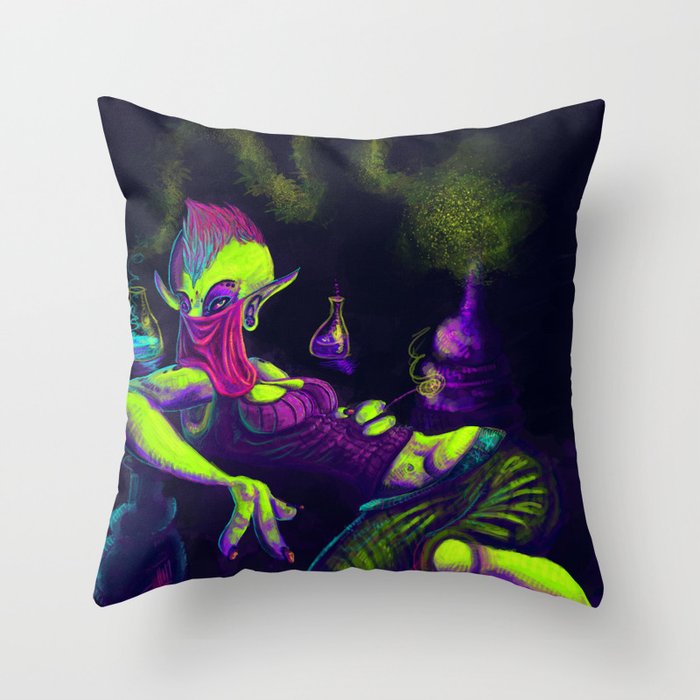 The "Young" Alchemist Throw Pillow