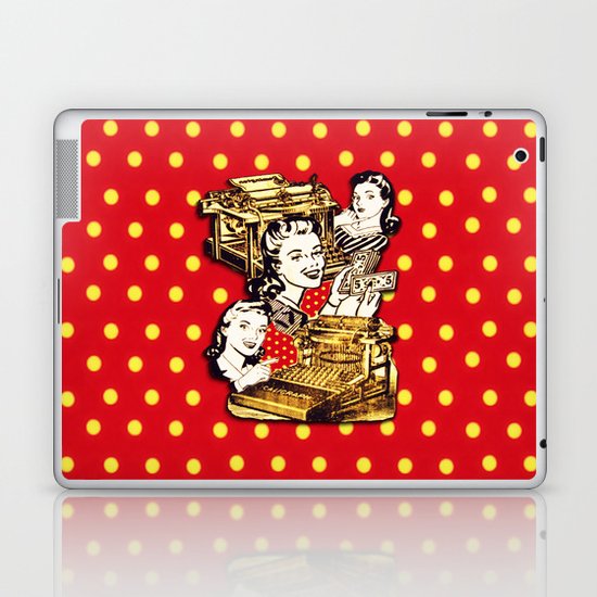 Quirky Office Gals Laptop & iPad Skin