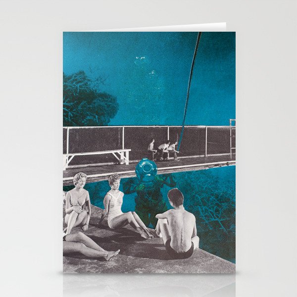 No Diving Stationery Cards