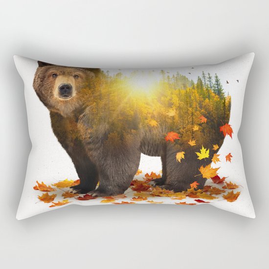 Equinox | Bear Rectangular Pillow