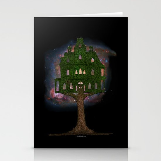 Cosmos Tree House Stationery Cards