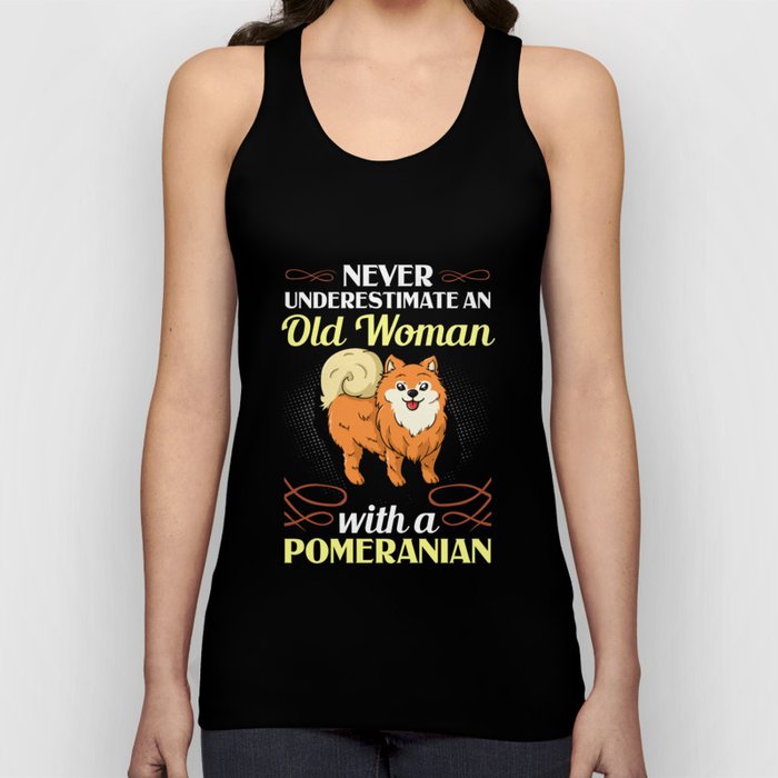 Pomeranian Dog Puppies Owner Lover Tank Top