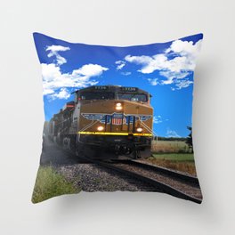 Train Throw Pillow