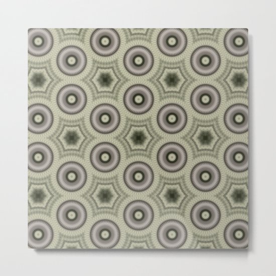 Fractal Cogs n Wheels in CMR03 Metal Print