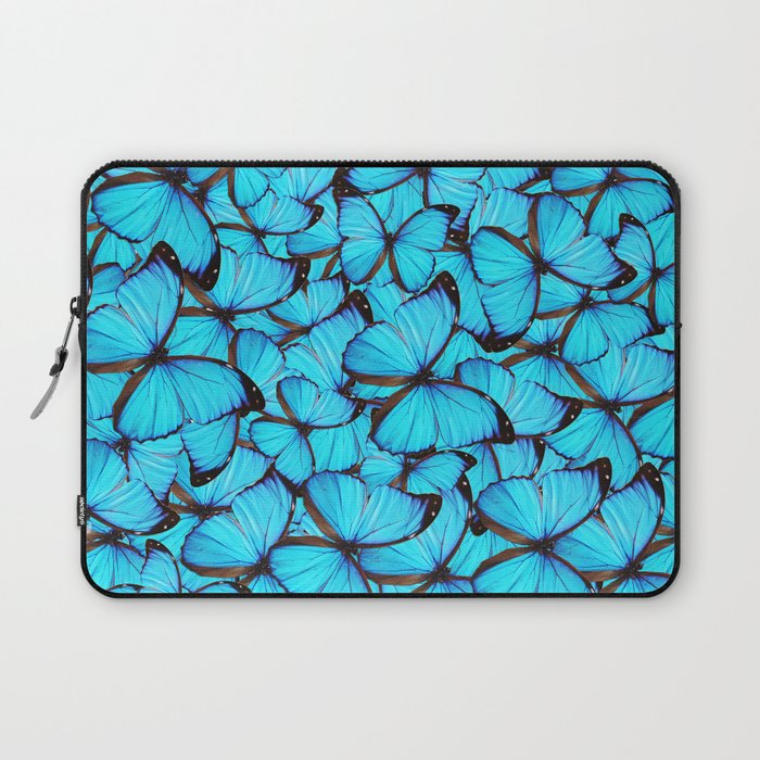 Blue Butterflies Laptop Sleeve