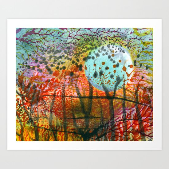Moon Art Print