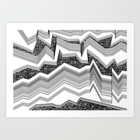 up-down Art Print