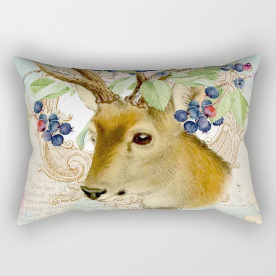 Winter animal #13 Rectangular Pillow