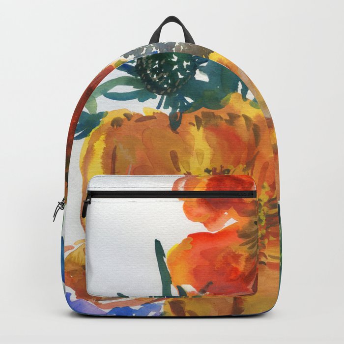colorful bouquet: tulips Backpack