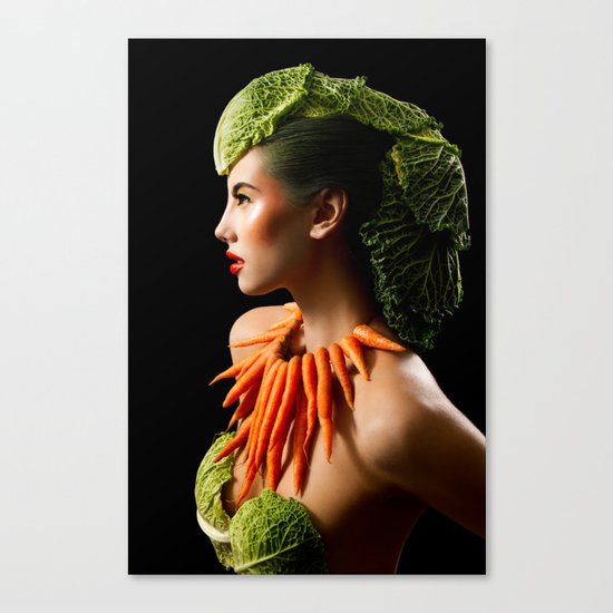 Eat Your Greens Canvas Print
