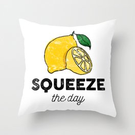 Squeeze the Day Throw Pillow