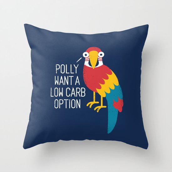 Puttin' off the Ritz Throw Pillow