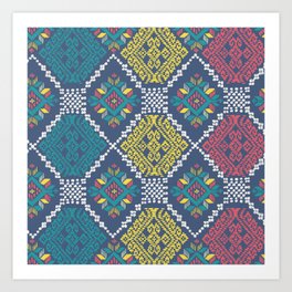 Yakan / Binakol Textile Pattern Art Print