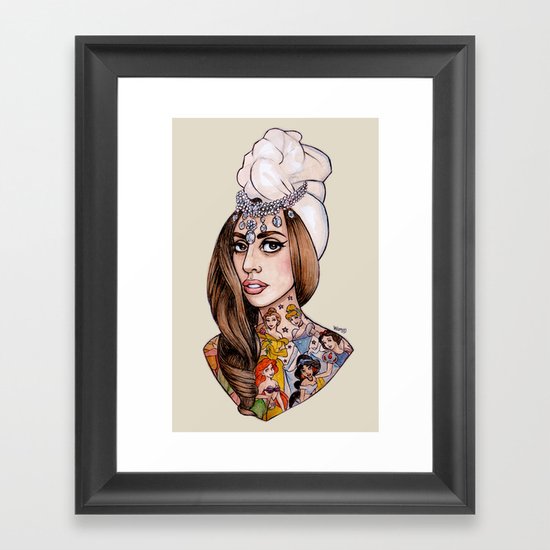Princess High Framed Art Print
