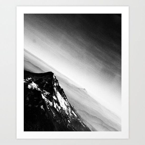 Oregon Mountains Art Print