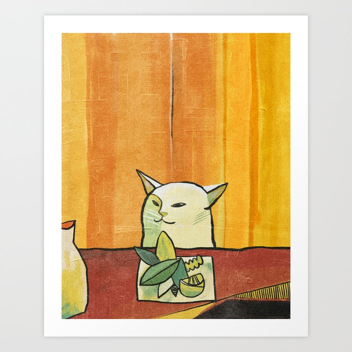 cat (2019) Art Print