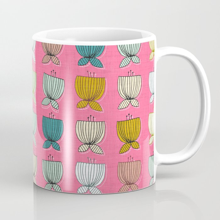 flower cups pink Coffee Mug