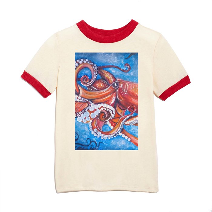 Colorful Octopus Kids T Shirt