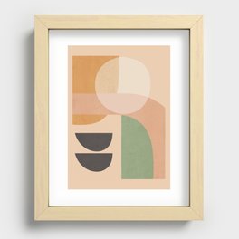 Abstract Art / Shapes 12 Recessed Framed Print